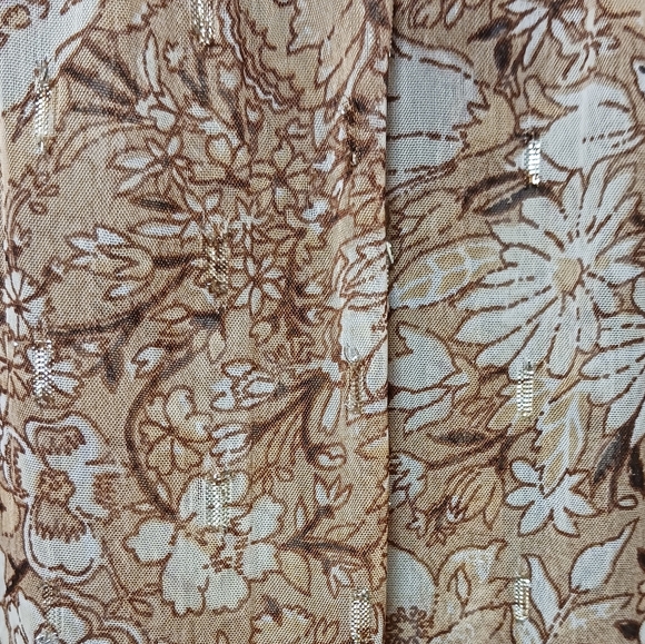 Express Lace Duster Cardigan In Gold Size Large EUC - Picture 5 of 9